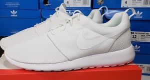 Nike Roshe Run One Triple White Sz 10.5-14